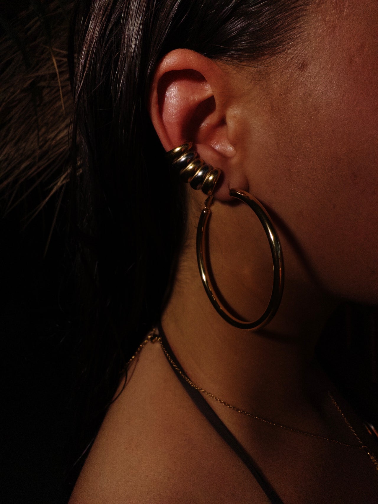 THINNER HOOP EARRINGS